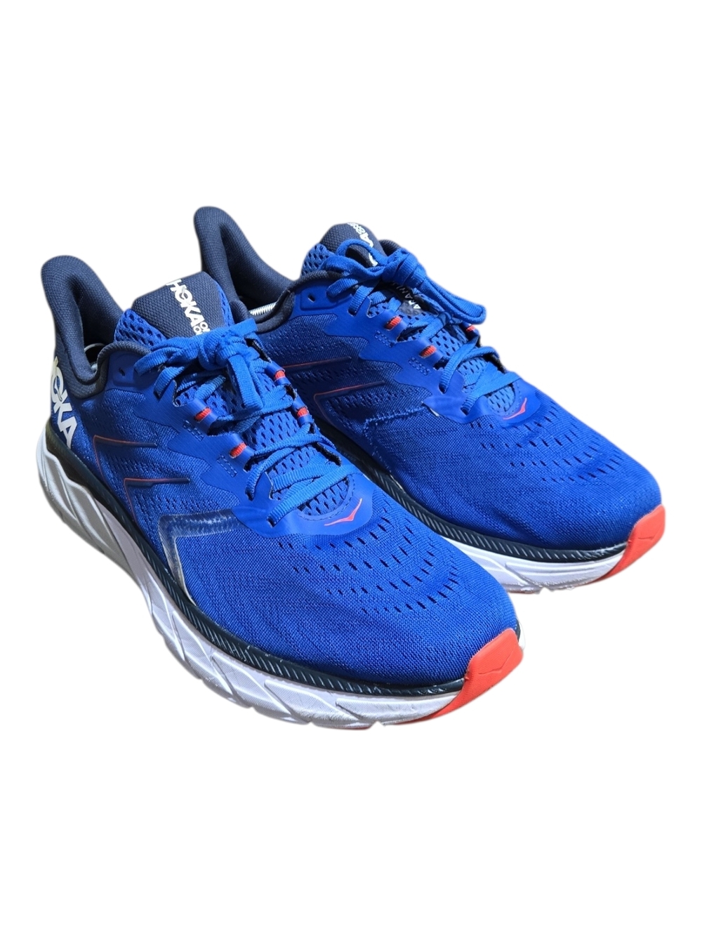 Hoka One One Arahi 5 Men's Running Shoes Turkish Sea White US 13